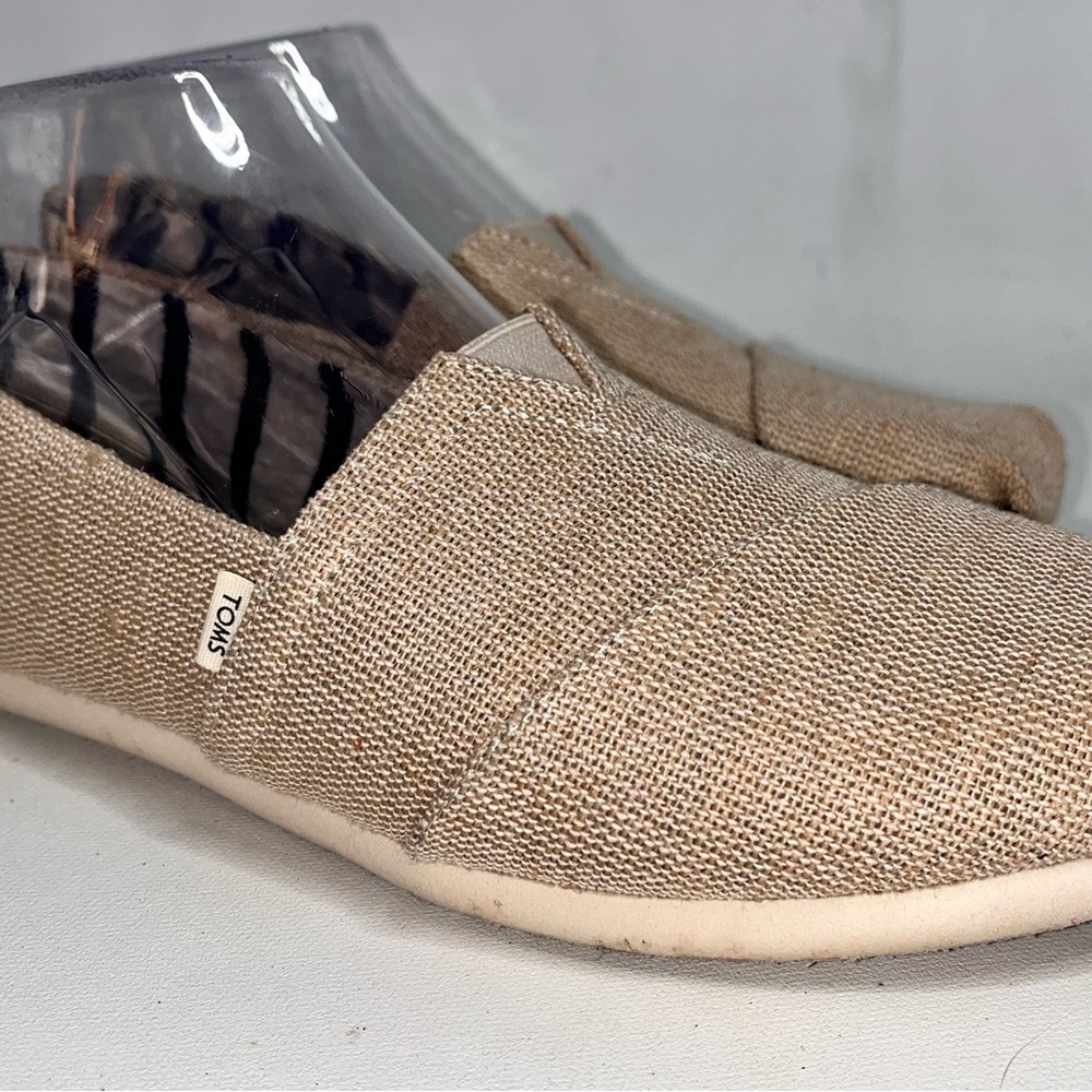 TOMS Natural Woven Slip-On Shoes
